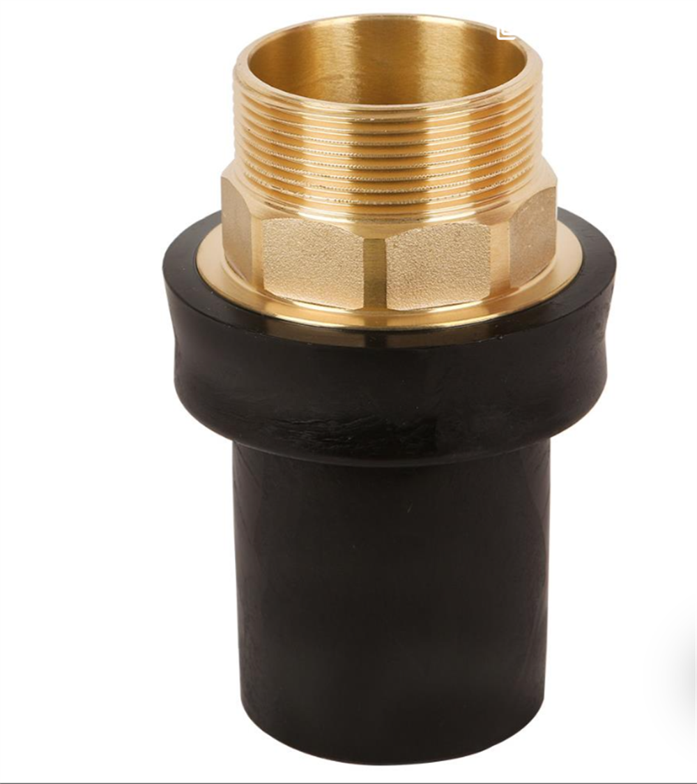 Q90-3'' Hdpe Ef Pirinç Dış Dişli Geçiş Adaptörü