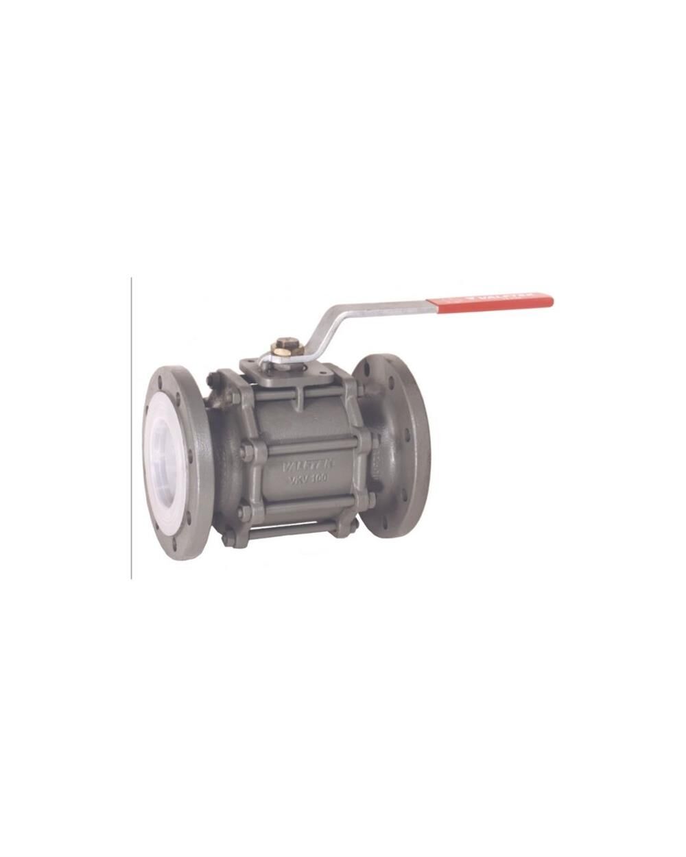 DN 40 PN16 Valftek Tam Geçişli Küresel Vana Pik Döküm 3 Parçalı