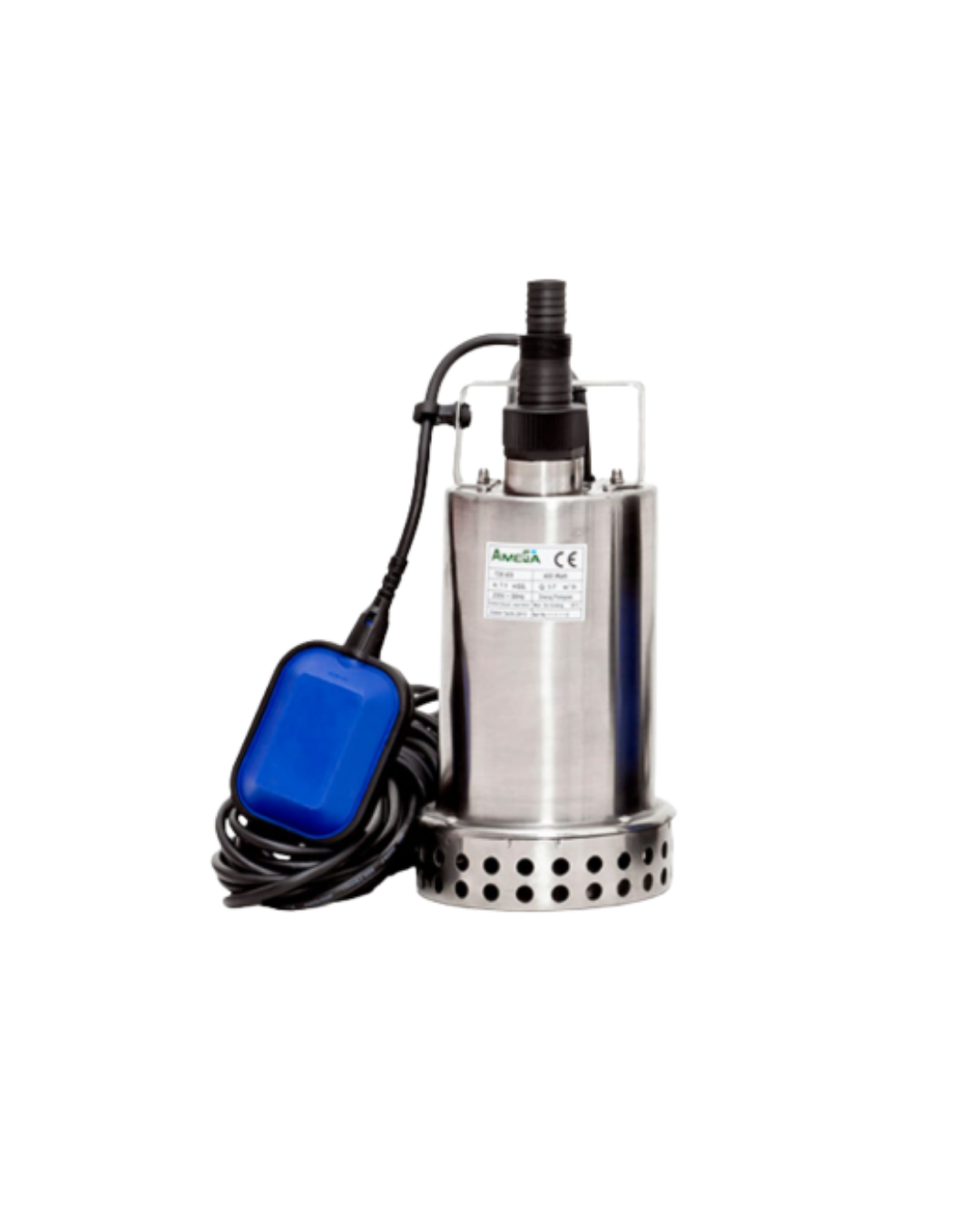 AMEGA TOX 750 1 HP 220v Paslanmaz Gövdeli Drenaj Dalgıç Pompa