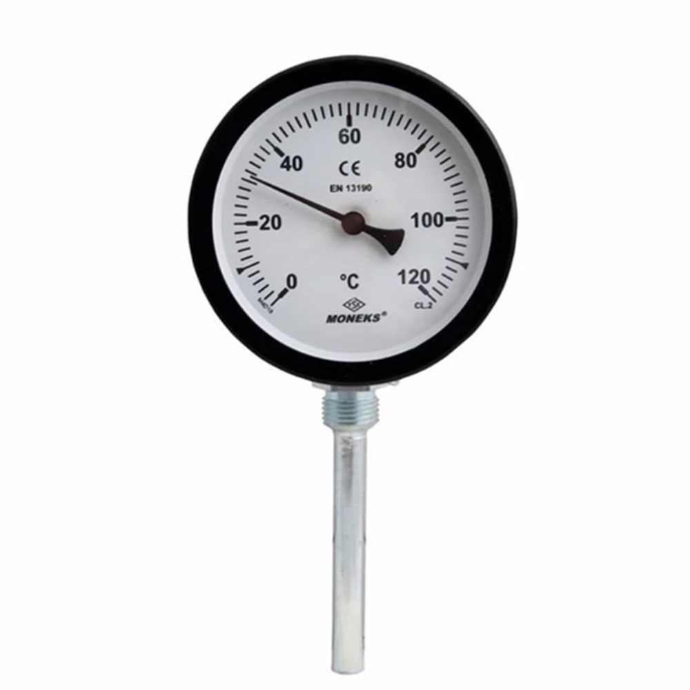 Pakkens Q100 -30° 60° Termometre 10 Cm Alt Bağlantılı 1/2''