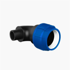 Q40-11/4'' Pvc Kaplin Dış Dişli Dirsek