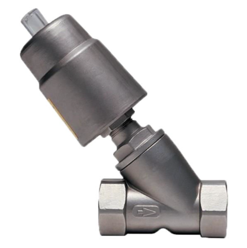 Truevalve DN15(1/2'') Pnömatik Pistonlu Vana Tek Çıkışlı Normalde Kapalı Paslanmaz 316 Kalite