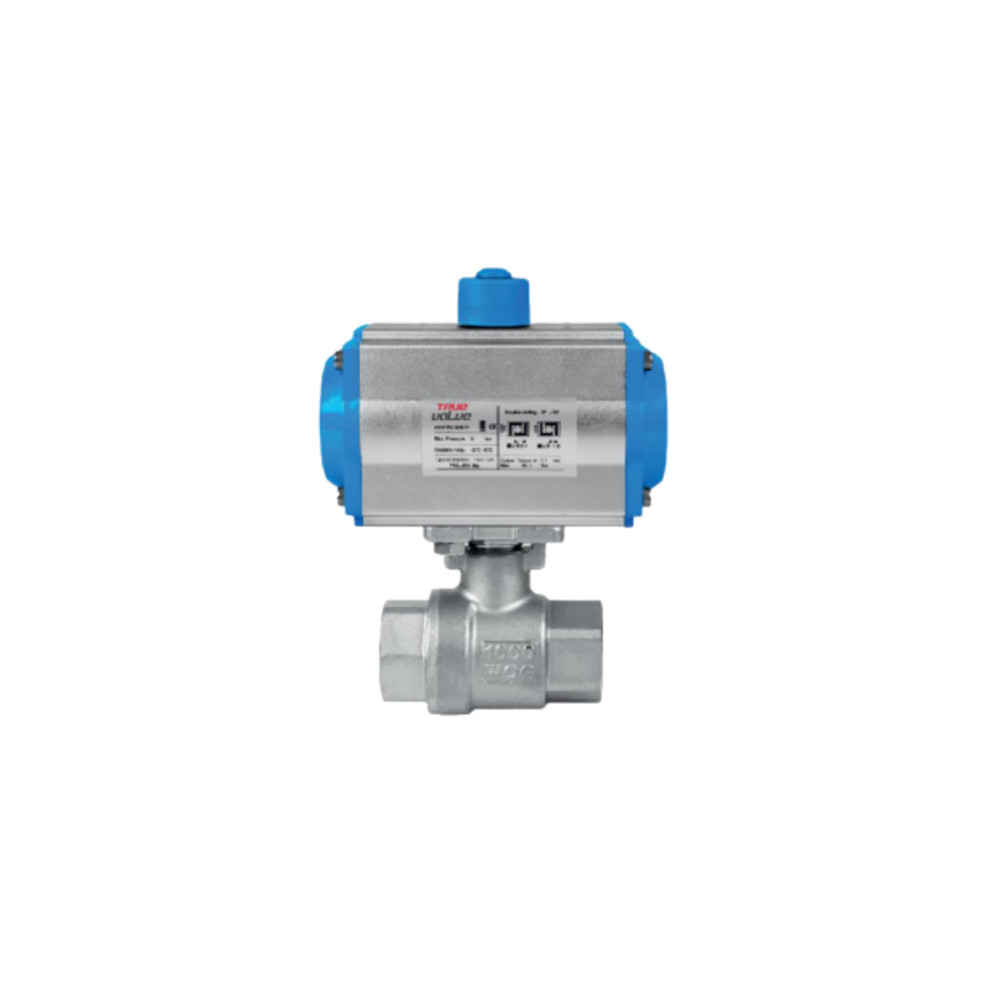 11/4'' Paslanmaz Pnömatik Aktüatörlü Küresel Vana