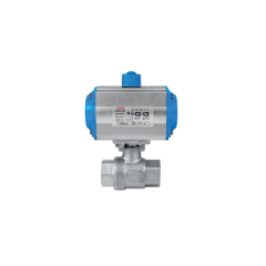 11/4'' Paslanmaz Pnömatik Aktüatörlü Küresel Vana