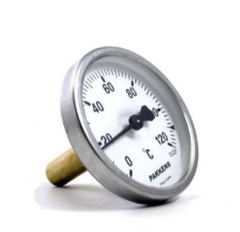 Q100 120° Termometre 15 Cm Arka Bağlantılı 1/2''