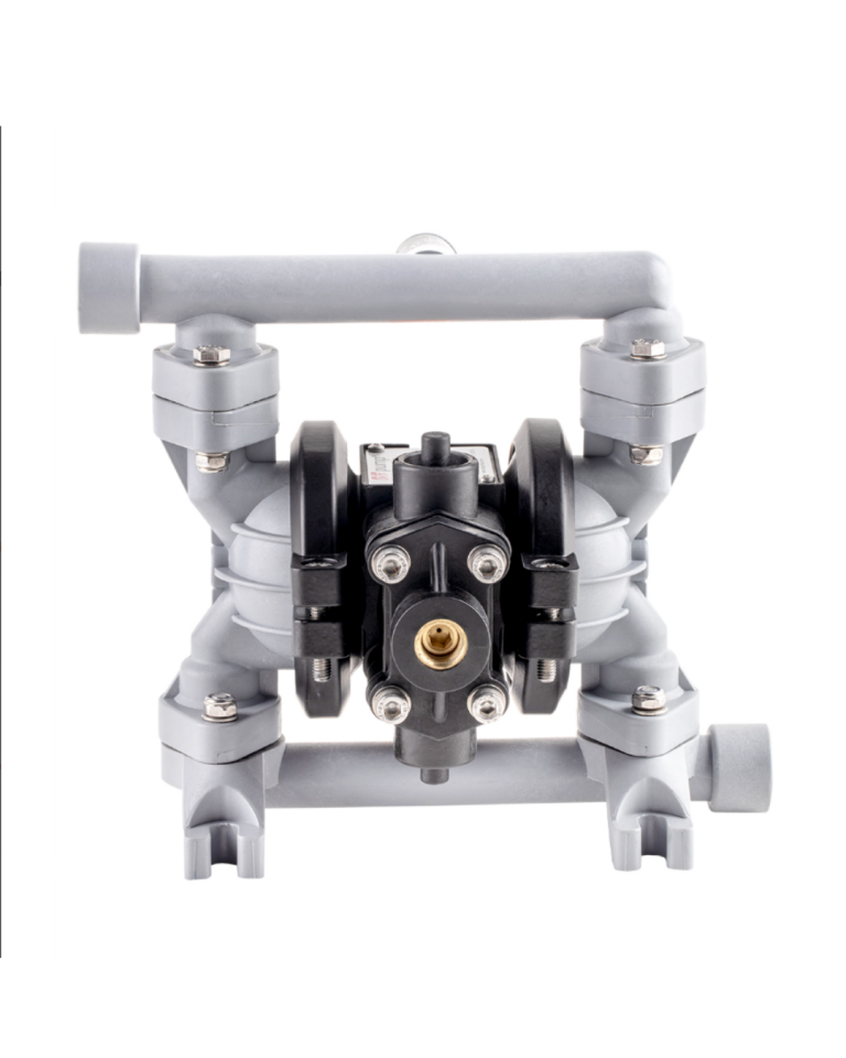 DP03S Black Polyproplene Plastik Gövde Santropren Diyafram  Hijyenik Paslanmaz  Çelik  Top  Diyaframlı Havalı Pompa 16 Lt/Dk 70 Mss 7 Bar 1/4 inch