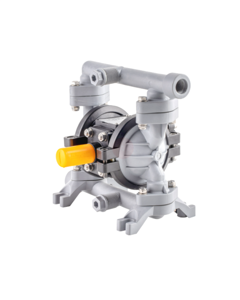 DP03S Black Polyproplene Plastik Gövde Santropren Diyafram  Hijyenik Paslanmaz  Çelik  Top  Diyaframlı Havalı Pompa 16 Lt/Dk 70 Mss 7 Bar 1/4 inch