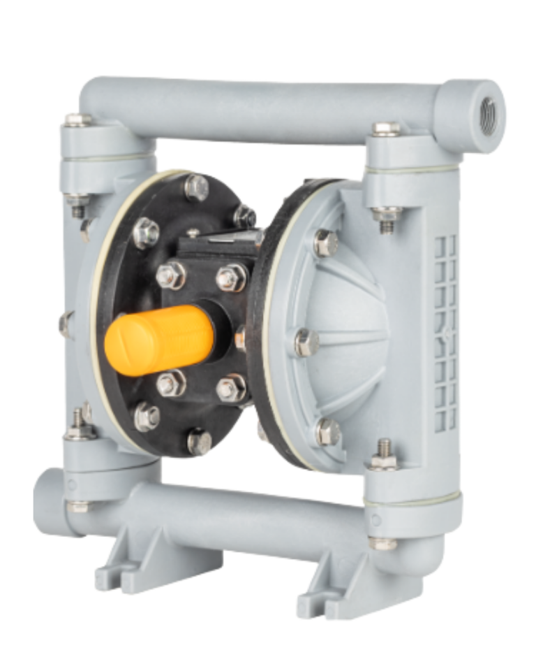 DP05 Black Polyproplene Plastik Gövde Santropren Diyafram  EPDM  Toplu   Diyaframlı Havalı Pompa 57 Lt/Dk 84 Mss 8,4 Bar 3/4''  inch