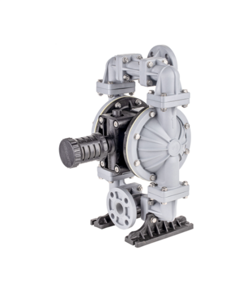 DP 10 PB-S Plastik Diyaframlı Pompa Plastik Siyah Polipropilen Gövde Santoprene Diyaframlı Teflon Toplu  Havalı Pompa 160 Lt/Dk 84 Mss 8,4 Bar 1/2 inch Hava Girişli